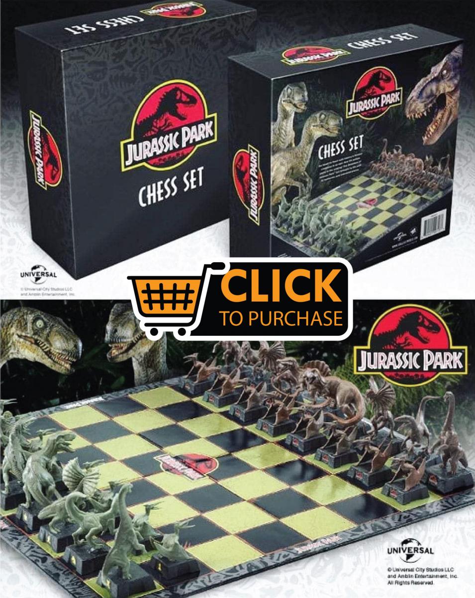Jurassic Park Chess Set